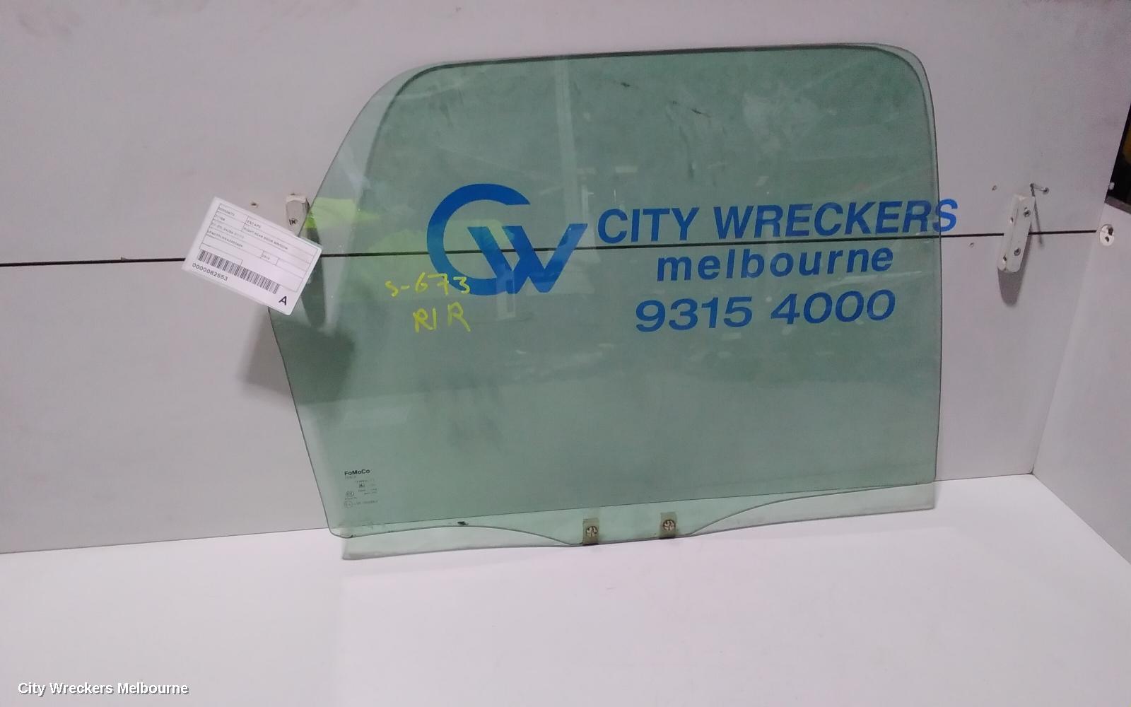 FORD ESCAPE RIGHT REAR DOOR WINDOW, ZC-ZD, 04/2006 - 01/2012 - Image 1