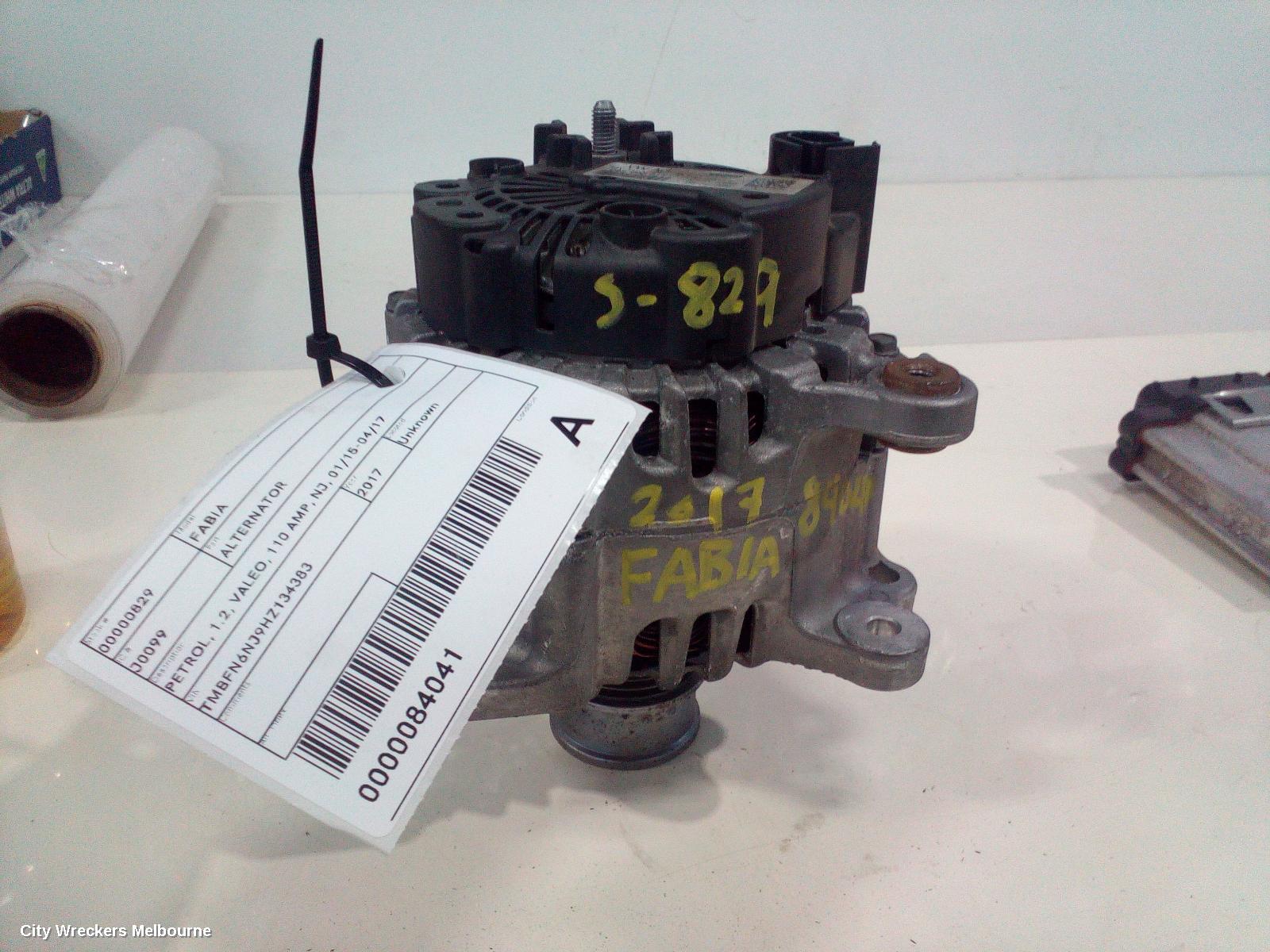 SKODA FABIA ALTERNATOR, PETROL, 1.2, VALEO, 110 AMP, NJ, 01/2015 - 04/2017 - Image 2