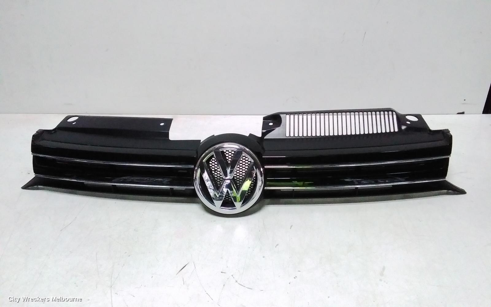 VOLKSWAGEN GOLF GRILLE, RADIATOR GRILLE, GEN 6, 5DR HATCH, BLACK/BLACK, 10/2008 - 03/2013 - Image 1