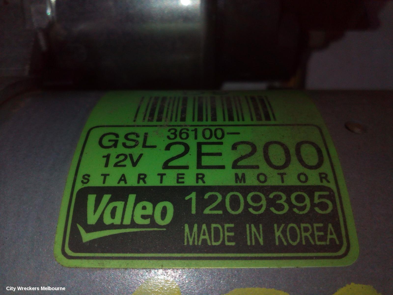 KIA RONDO STARTER, PETROL, 2.0, G4NC, RP, 06/2013 - 12/2018 - Image 3