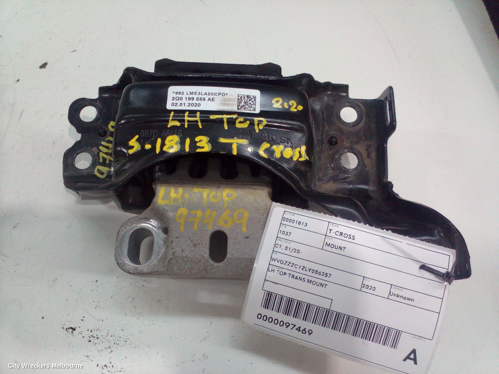 VOLKSWAGEN T-CROSS MOUNT, C1, 01/2020 ONWARDS - Image 3