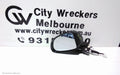 HYUNDAI SANTA FE LEFT DOOR MIRROR, TM, ACTIVE, MANUAL TYPE, 03/2018 - 09/2020 - Image 1
