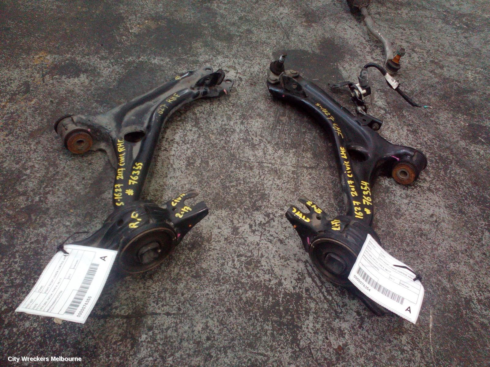 HONDA CIVIC RIGHT FRONT LOWER CONTROL ARM, 10TH GEN, HATCH, TYPE R, 06/2017 ONWARDS - Image 2