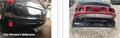 FORD FIESTA REAR BUMPER, WQ (ROUND REFLECTORS)10/2005 ONWARDS - Image 1
