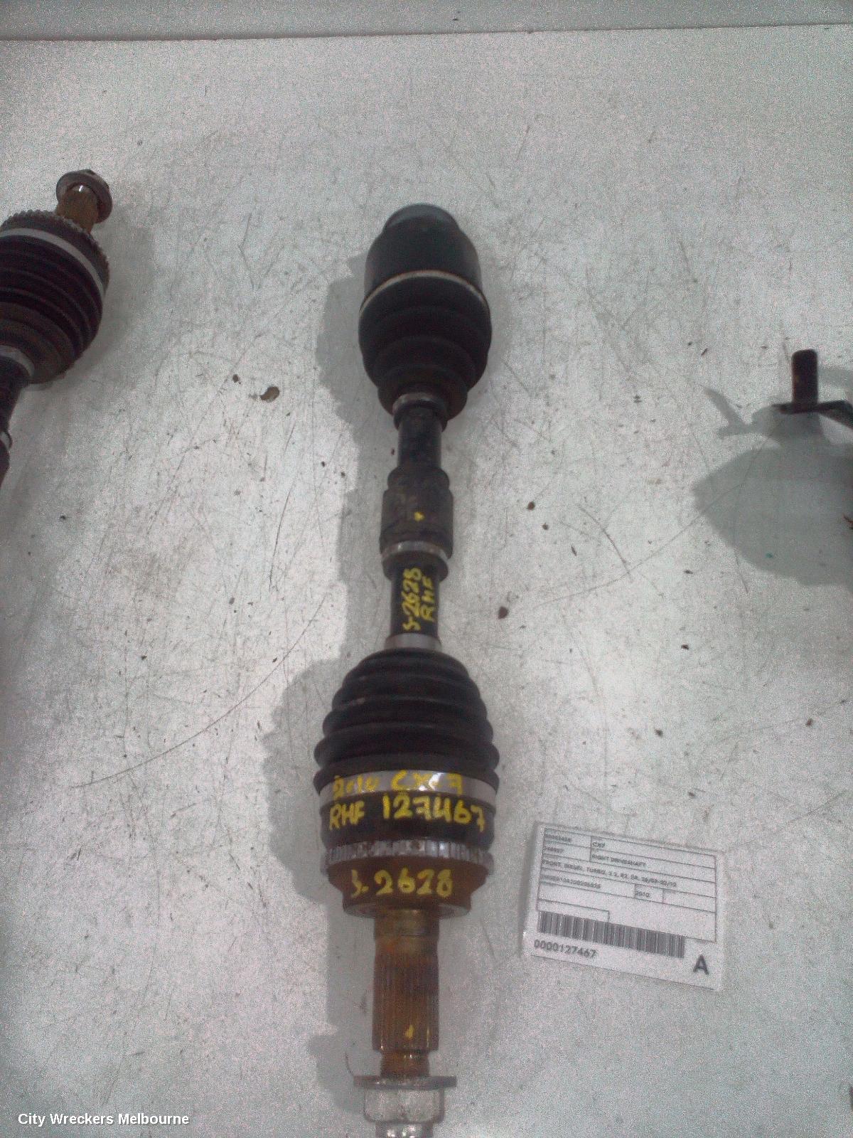 MAZDA CX7 RIGHT DRIVESHAFT, FRONT, DIESEL, TURBO, 2.2, R2, ER, 06/2009 - 02/2012 - Image 1