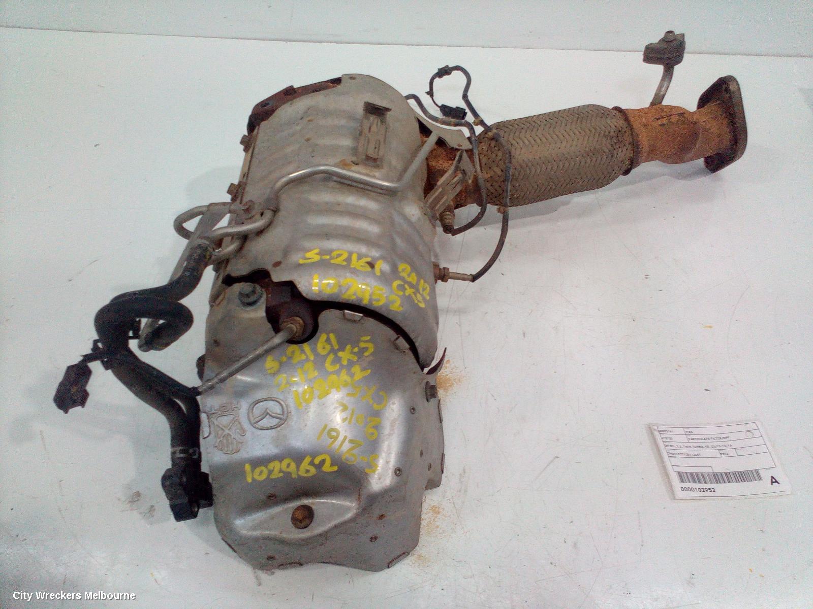MAZDA CX5 PARTICULATE FILTER/DPF, DIESEL, 2.2, TWIN TURBO, 4WD, KE, 02/2012 - 12/2016 - Image 3