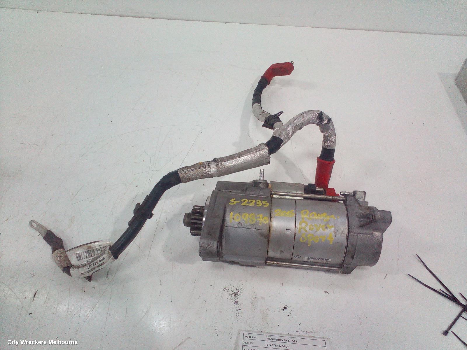 LAND ROVER RANGEROVER SPORT STARTER, L494, DIESEL, 3.0, TURBO, 06/2013 - 04/2022 - Image 2