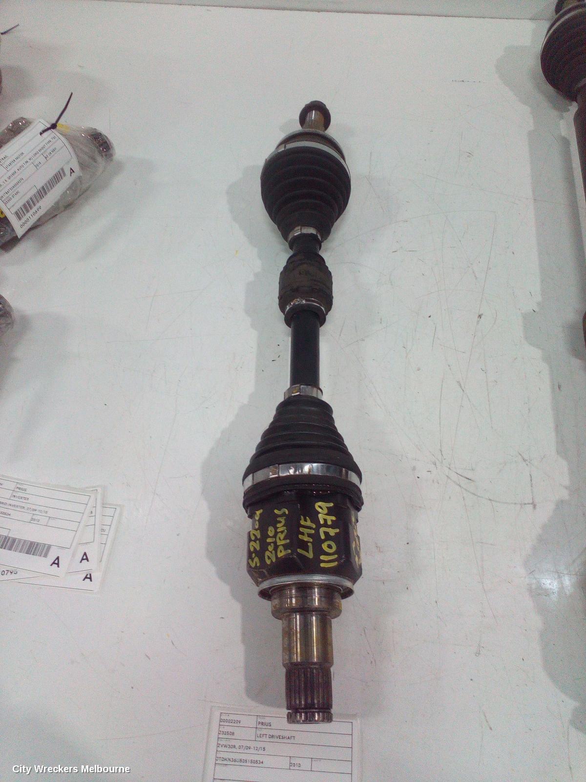 TOYOTA PRIUS LEFT DRIVESHAFT, ZVW30R, 07/2009 - 12/2015 - Image 2