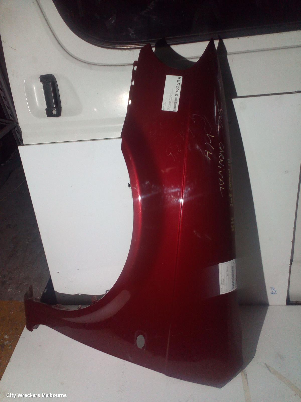 KIA CARNIVAL/GRAND CARNIVAL LEFT GUARD, KV SII, 12/2001 - 09/2006 - Image 1