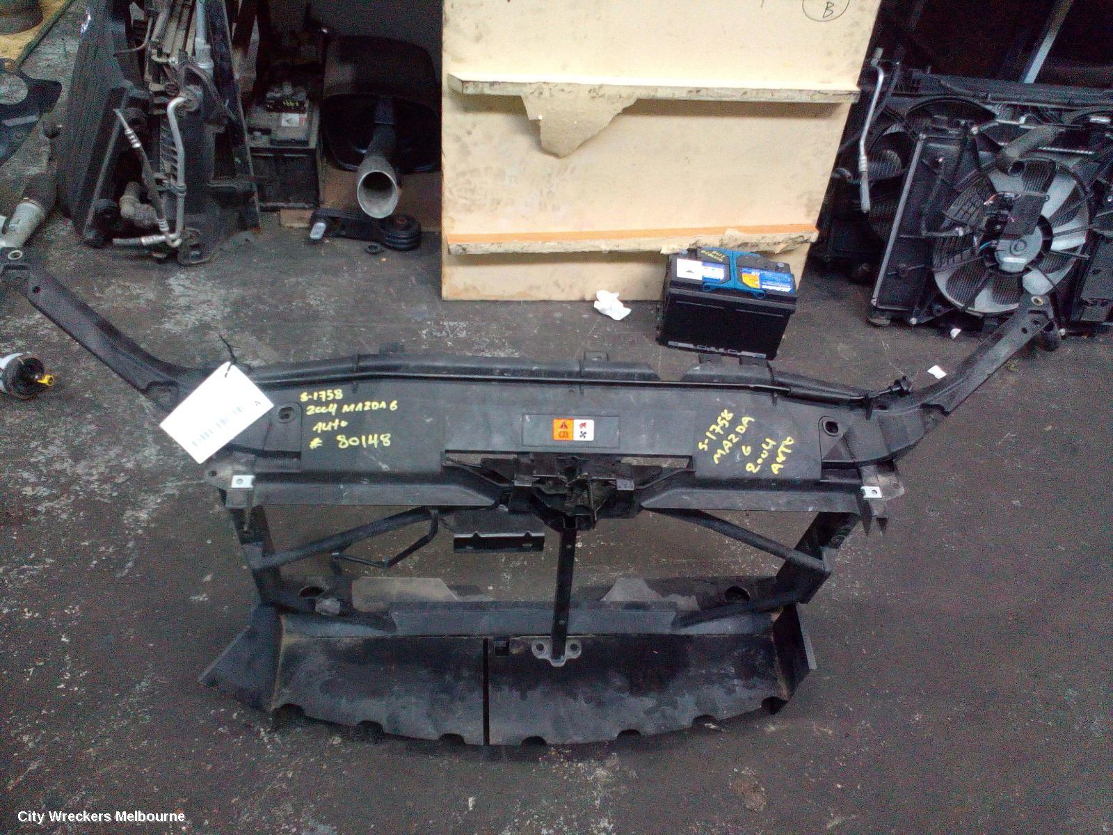 MAZDA 6 RADIATOR SUPPORT, GG/GY, PLASTIC- BOLTS ON, 09/2002 - 01/2008 - Image 1
