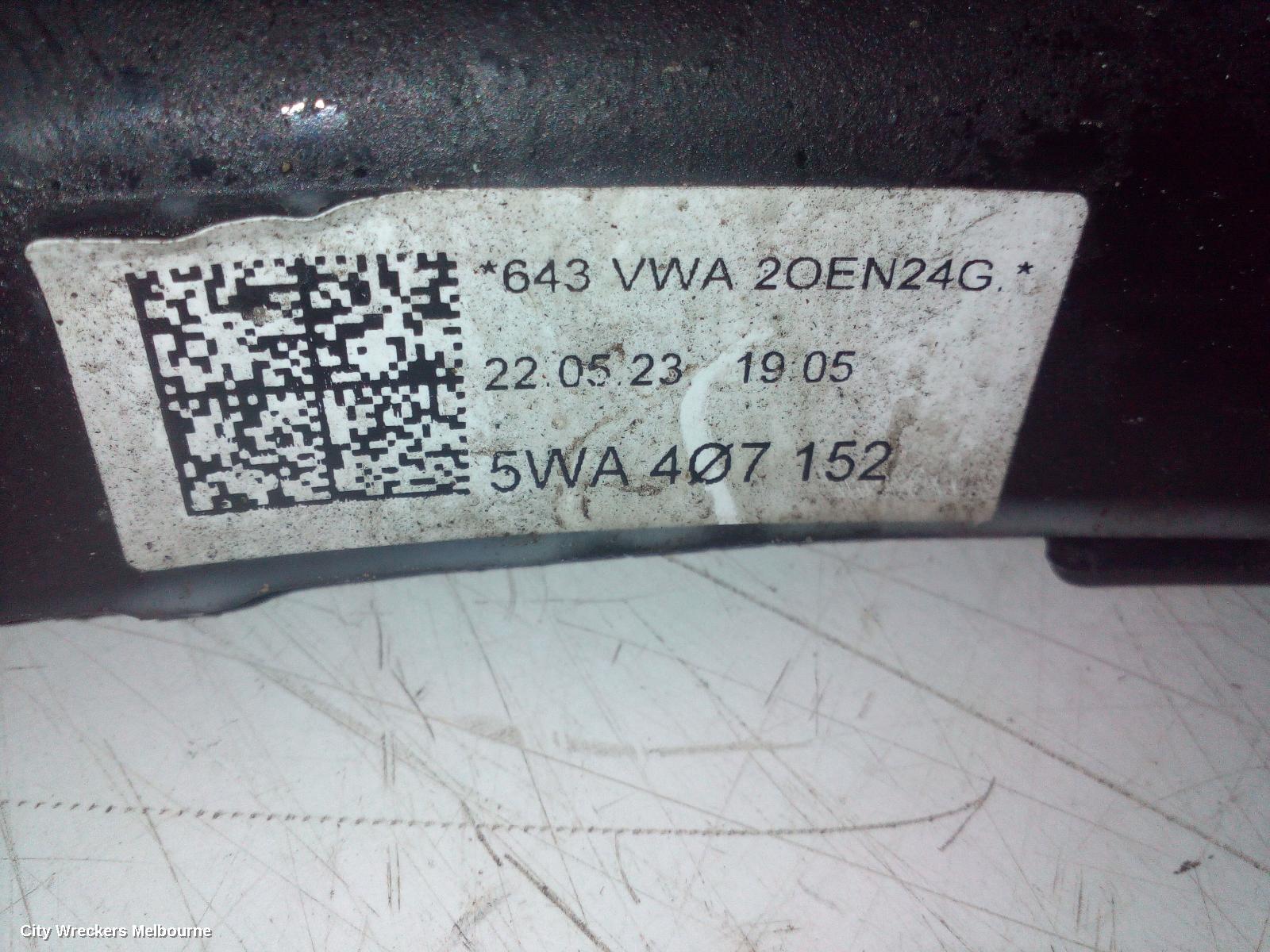 VOLKSWAGEN GOLF RIGHT FRONT LOWER CONTROL ARM, GEN 8, 2WD, 09/2020 ONWARDS - Image 3