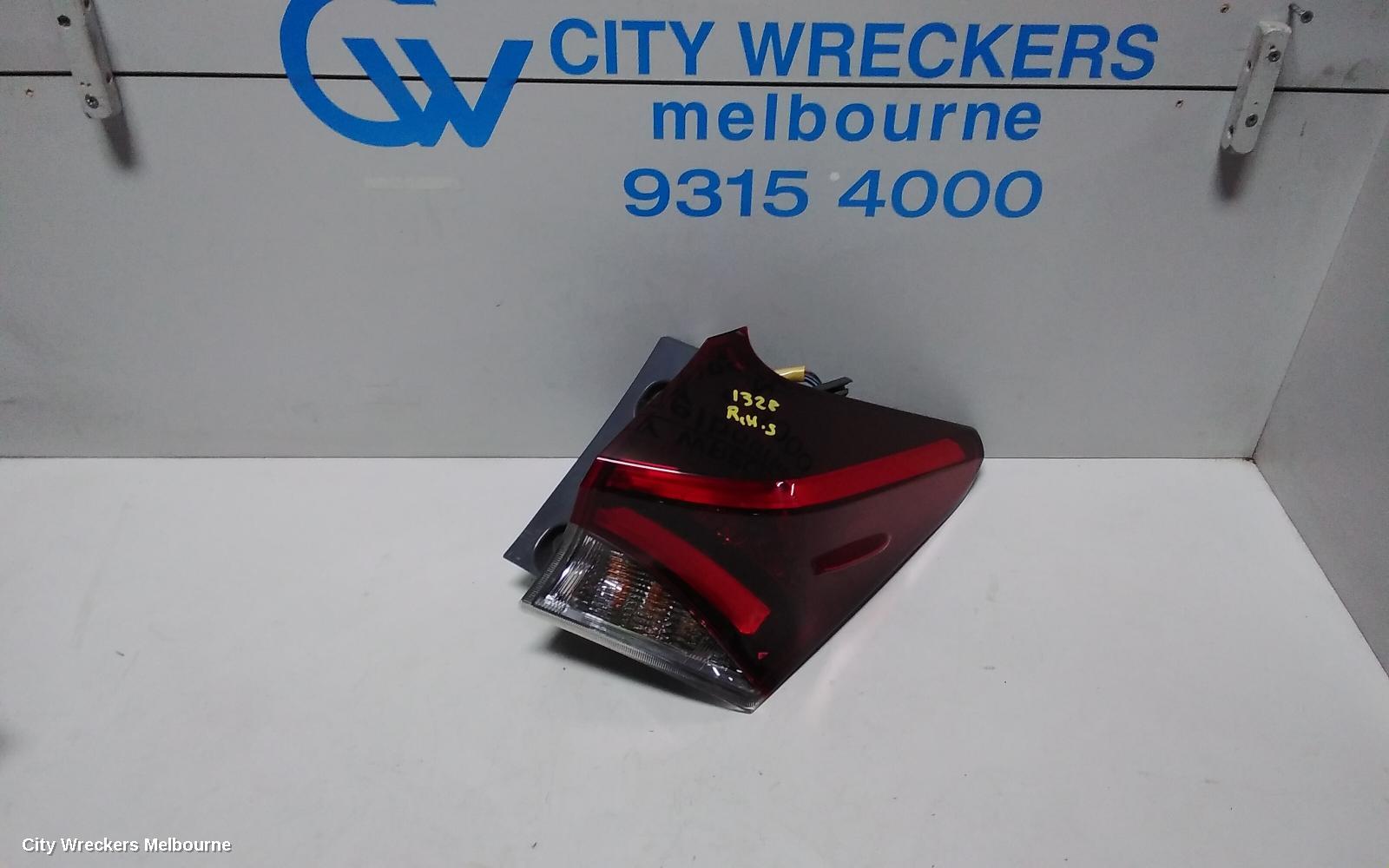 TOYOTA COROLLA RIGHT TAILLIGHT, ZRE182R, HATCH, 03/2015 - 06/2018 - Image 1