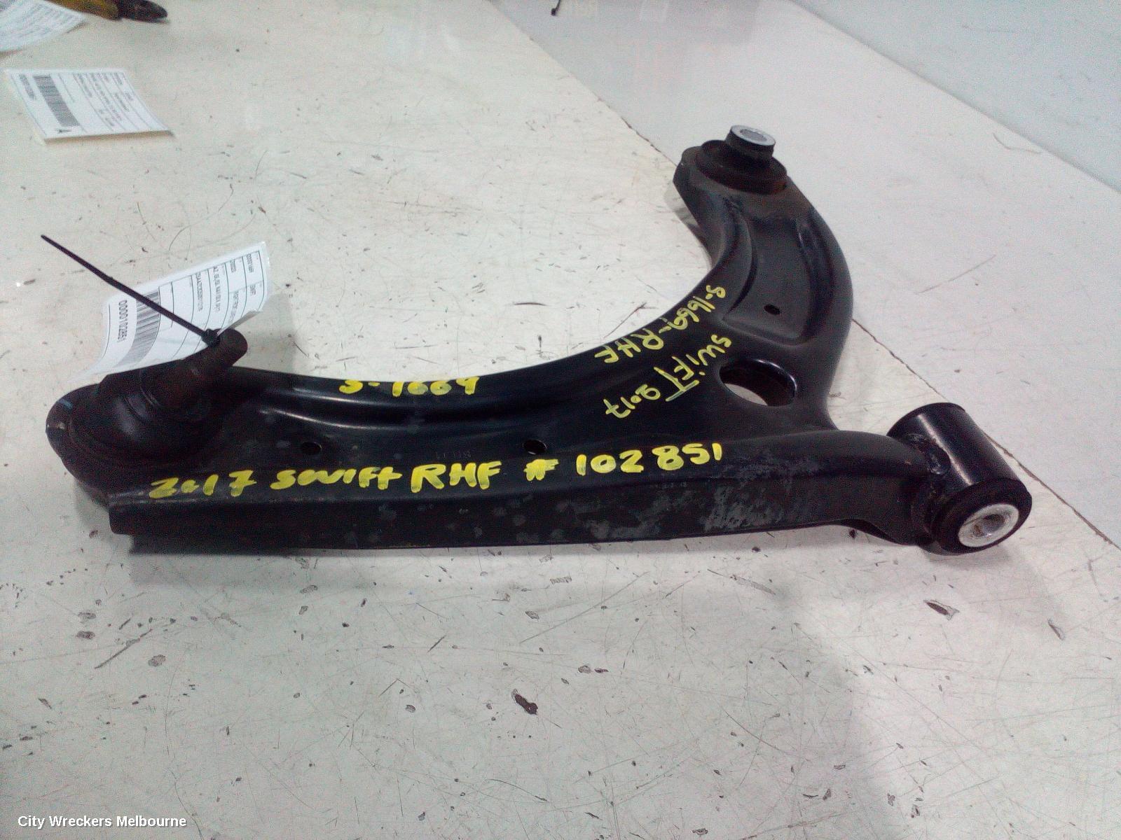 SUZUKI SWIFT RIGHT FRONT LOWER CONTROL ARM, AZ, GL/GL NAV/GLX, 04/2017 ONWARDS - Image 1
