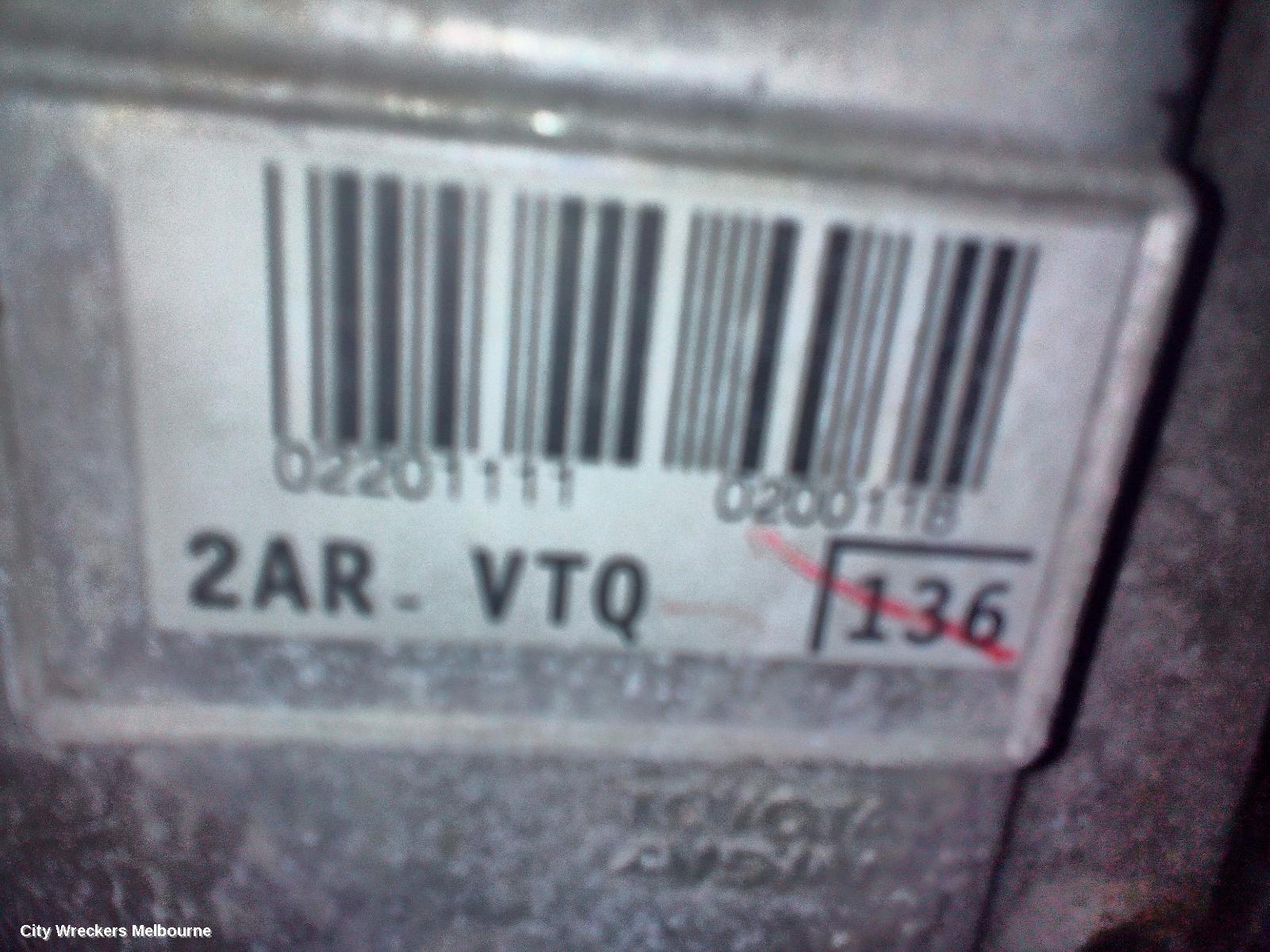 TOYOTA CAMRY ENGINE, PETROL, 2.5, 2AR-FE, ASV50, 11/2011 - 10/2017 - Image 3