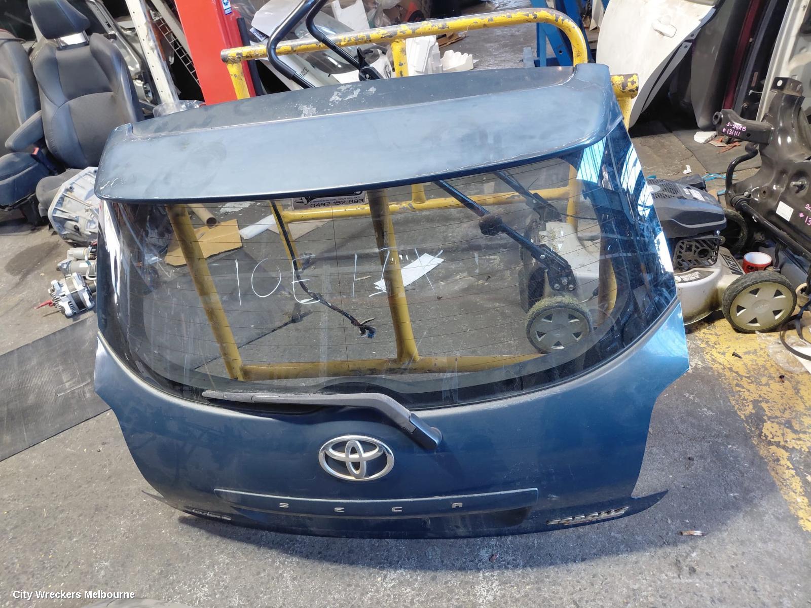 TOYOTA COROLLA BOOTLID/TAILGATE, TAILGATE, ZRE152R, HATCH, ASCENT, SMALL SPOILERED TYPE, 03/2007 - 09/2009 - Image 3