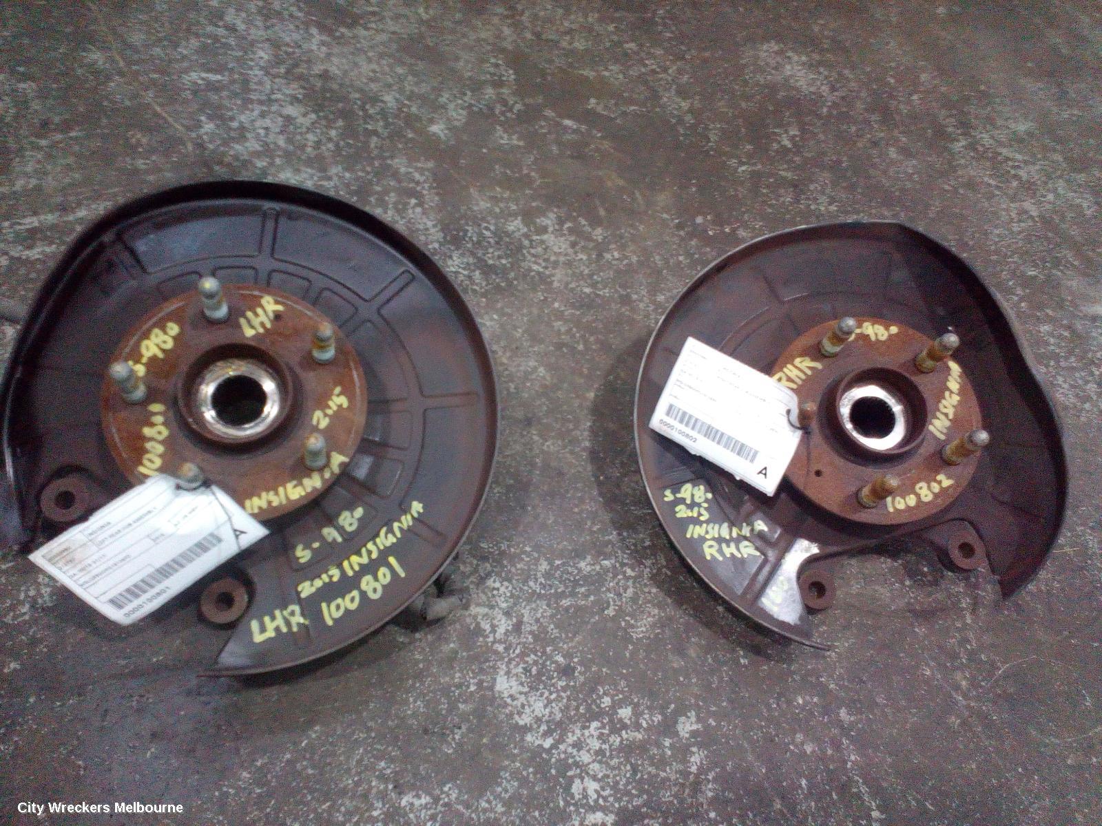 HOLDEN INSIGNIA LEFT REAR HUB ASSEMBLY, GA, 02/2015 - 01/2017 - Image 3