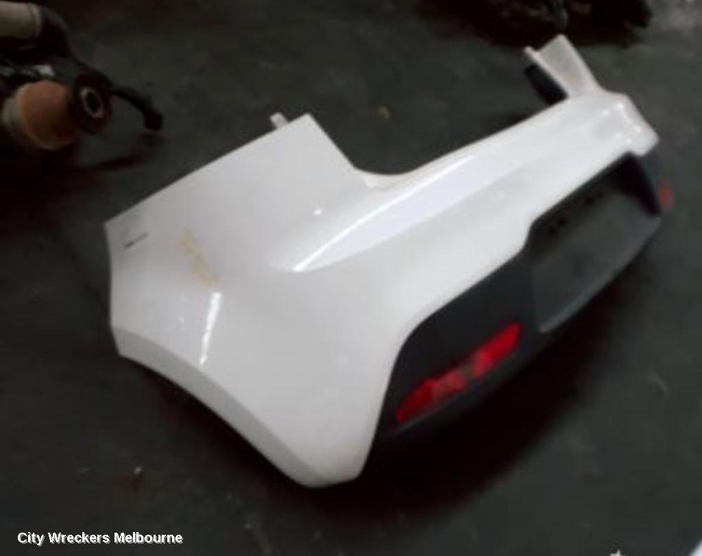 KIA RIO REAR BUMPER, BUMPER BAR (UPPER), UB, 3DR/5DR HATCH, NON PARK SENSOR TYPE, 08/2011 - 10/2014 - Image 3