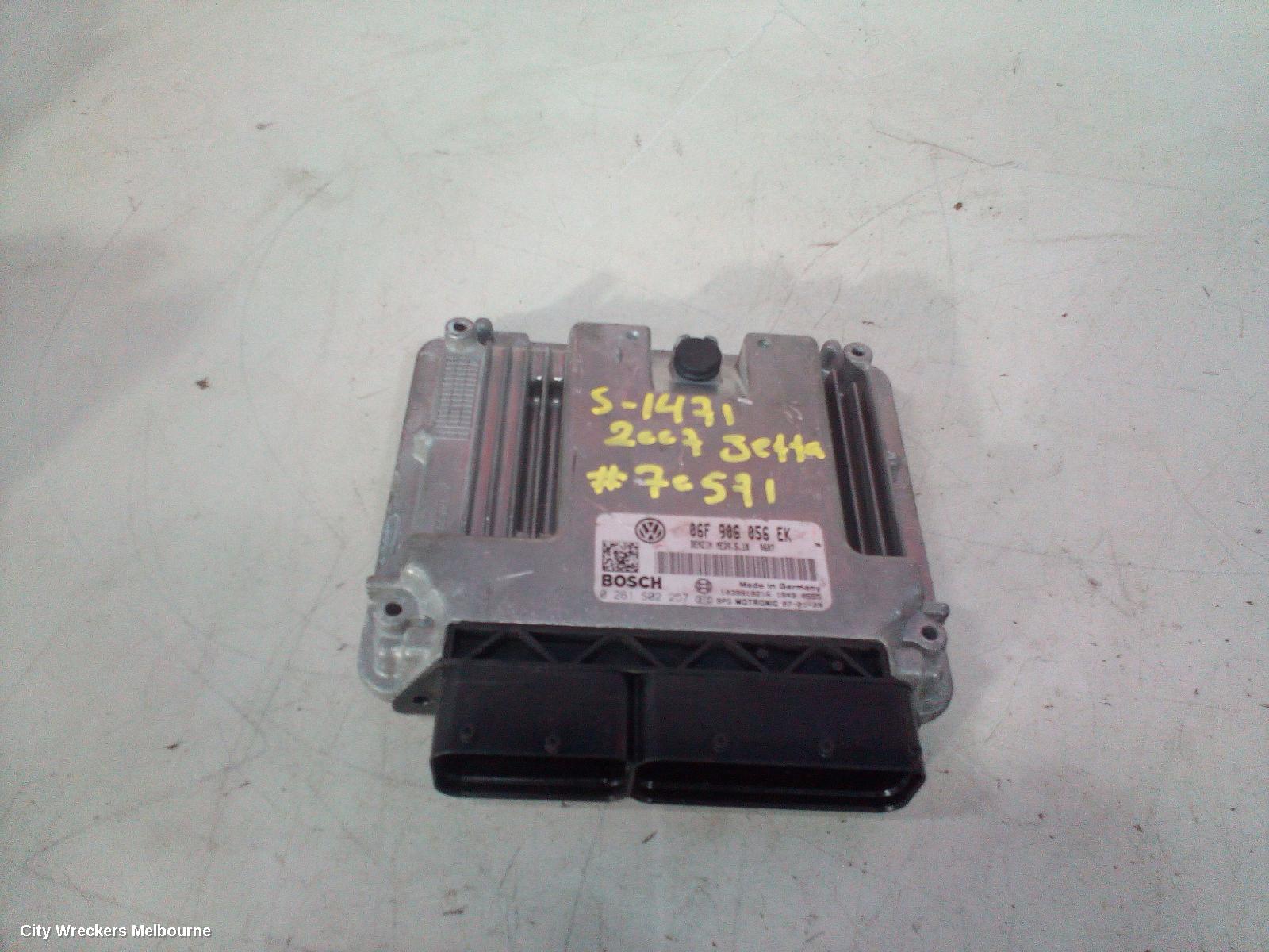 VOLKSWAGEN JETTA ECU, ENGINE ECU, 2.0, PETROL, AUTO T/M, ECU ONLY, 1KM, 02/2006 - 07/2011 - Image 2