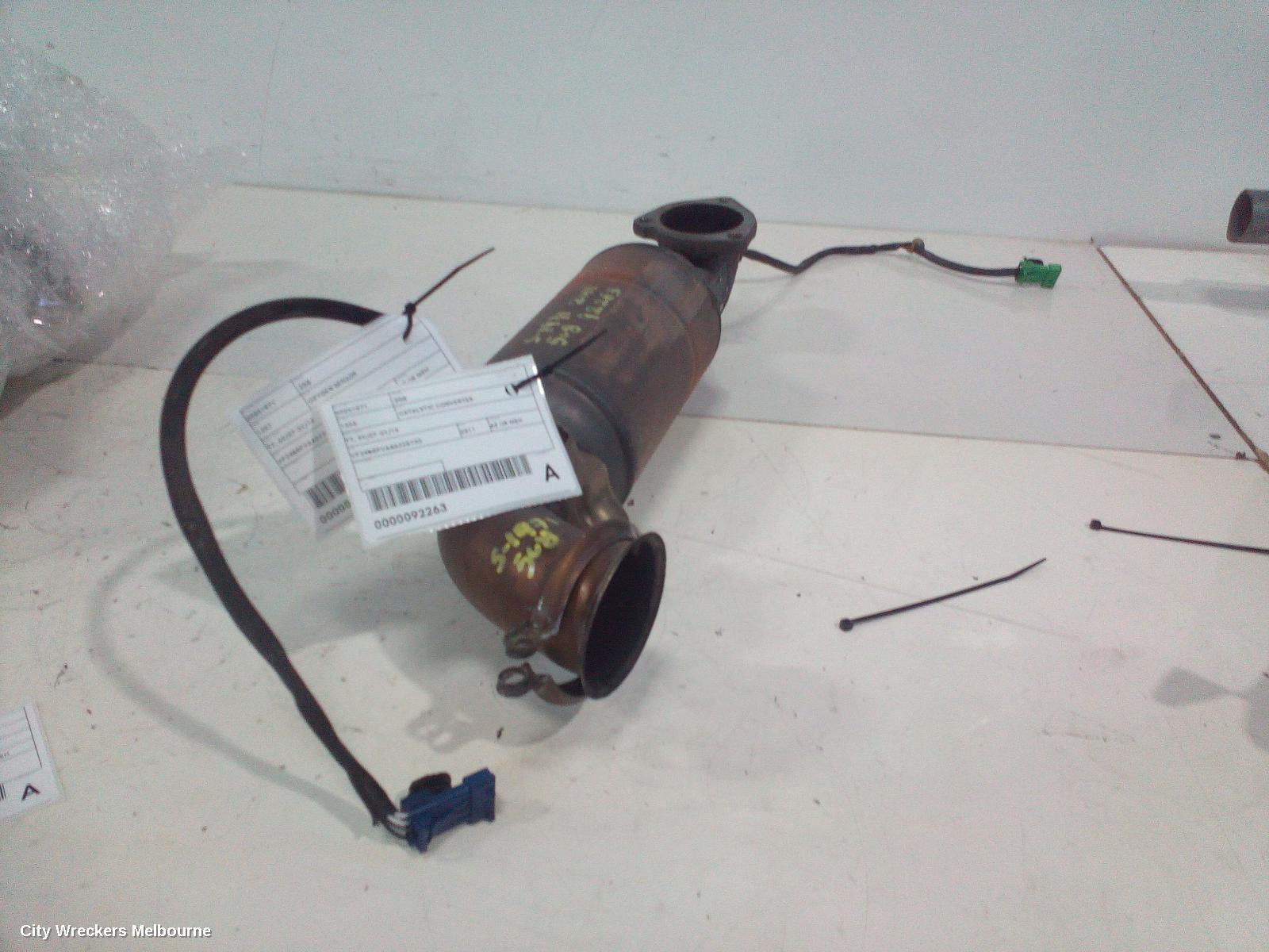 PEUGEOT 308 CATALYTIC CONVERTER, T7, 09/2007 - 01/2014 - Image 1