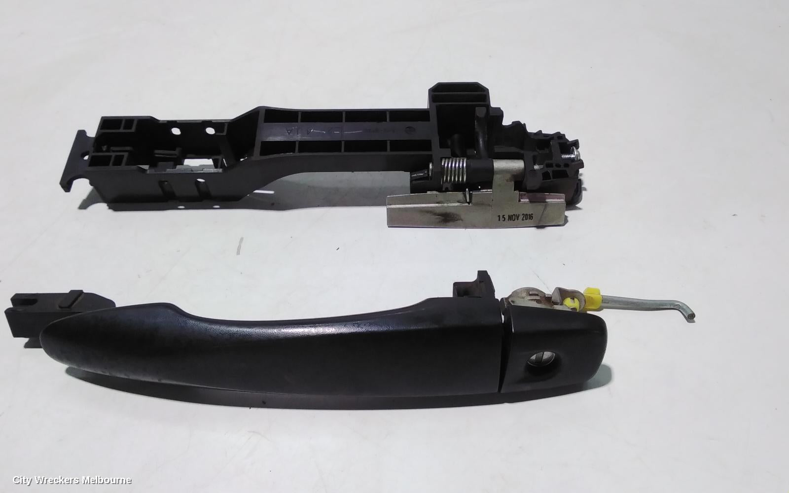NISSAN NAVARA DOOR HANDLE, NP300, OUTER, LH REAR, BLACK, 05/2015 ONWARDS - Image 1
