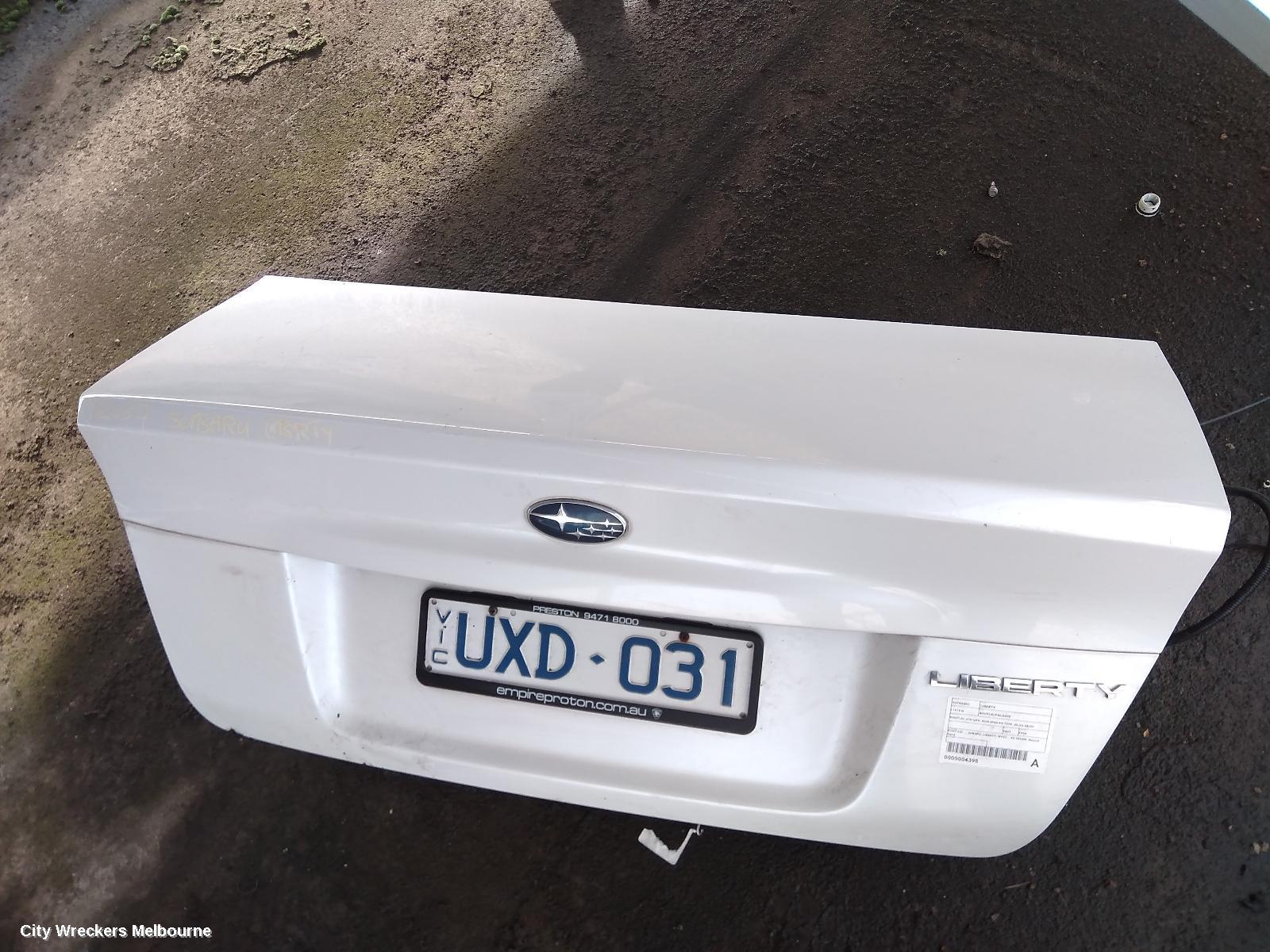 SUBARU LIBERTY BOOTLID/TAILGATE, BOOTLID, 4TH GEN, NON SPOILER TYPE, 09/2003 - 08/2009 - Image 2