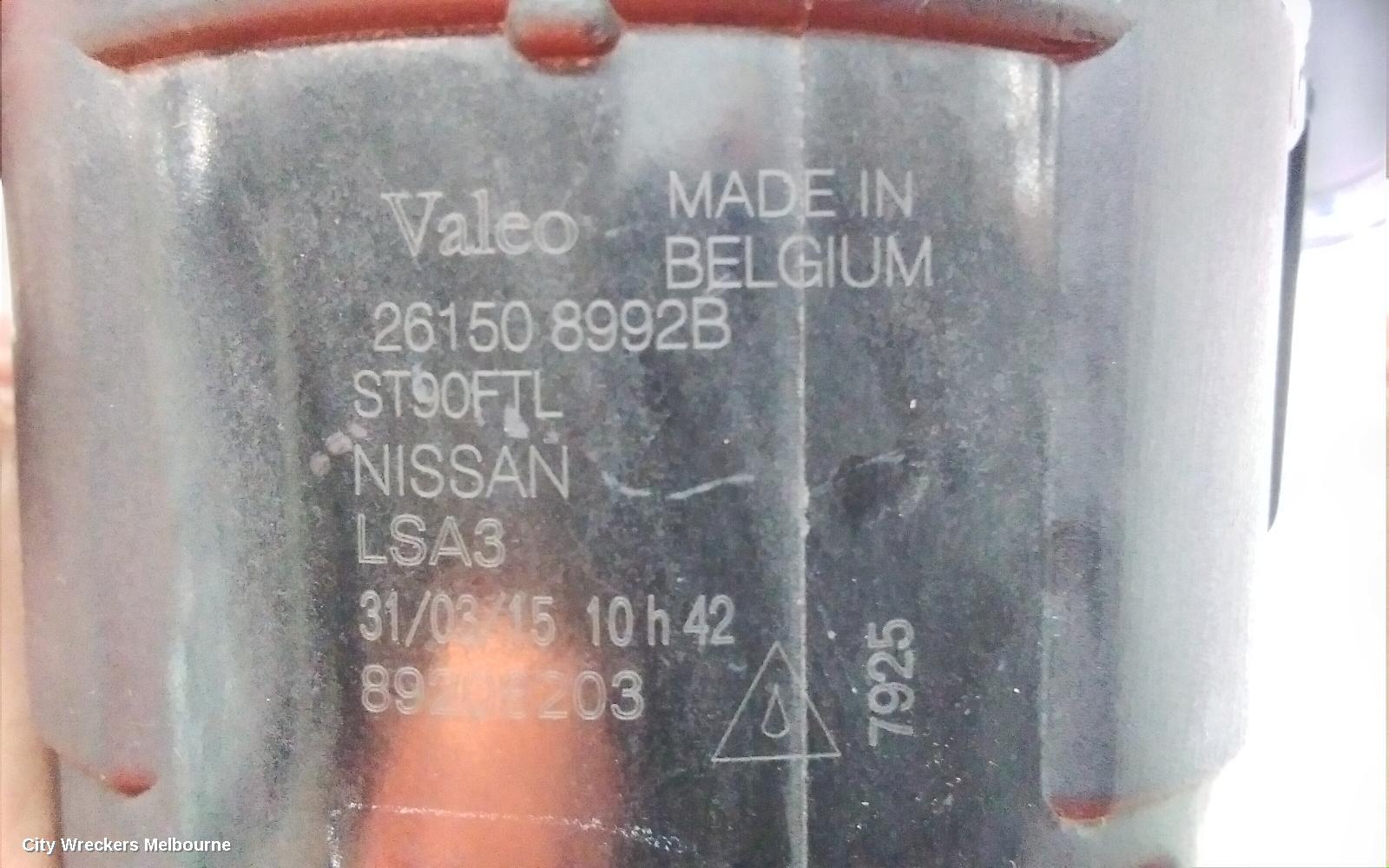 NISSAN QASHQAI RIGHT INDICATOR/FOG/SIDE, BUMPER FOGLAMP, J11, 06/2014 - 06/2017 - Image 3