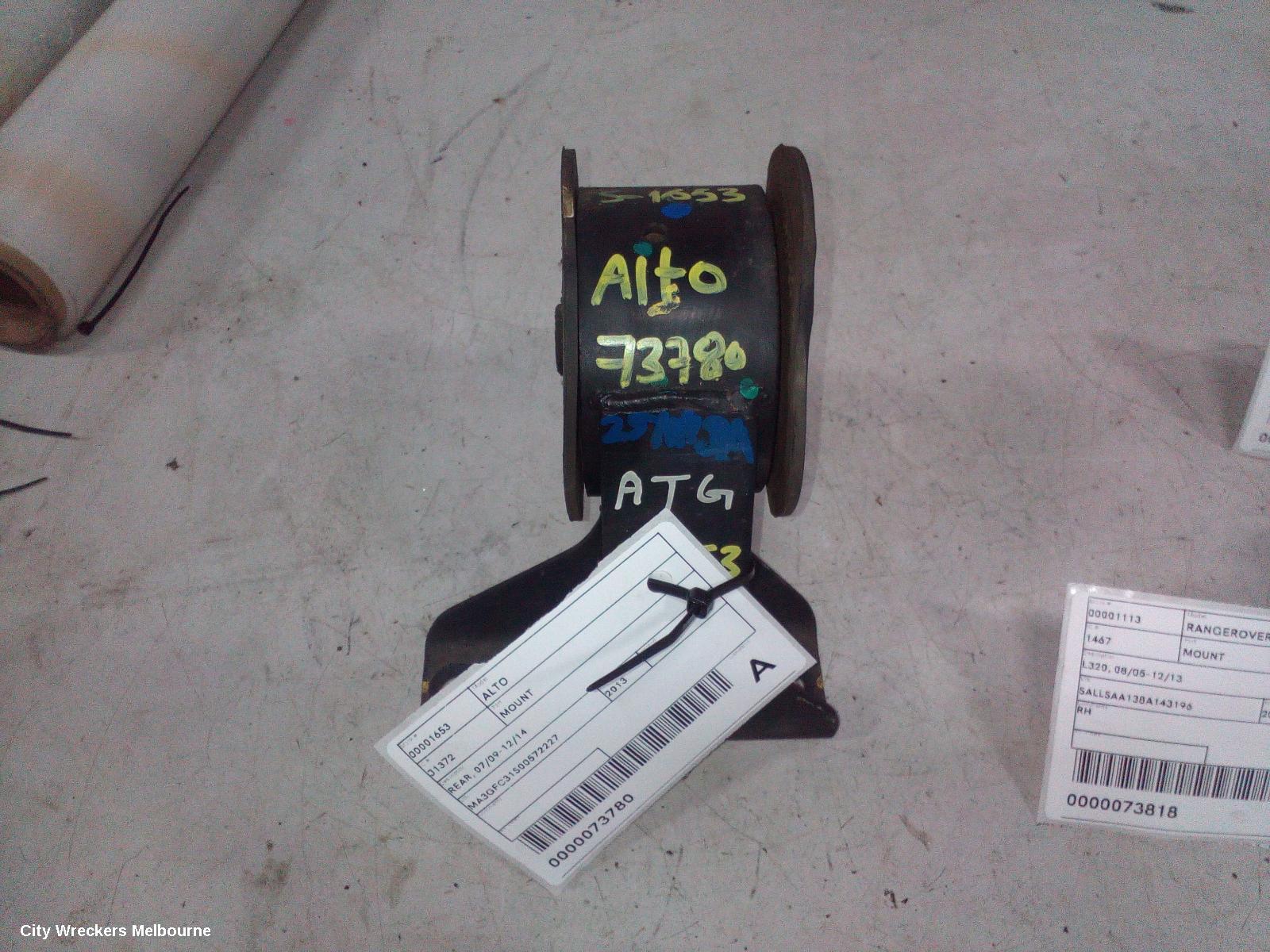 SUZUKI ALTO MOUNT, REAR, 07/2009 - 12/2014 - Image 1