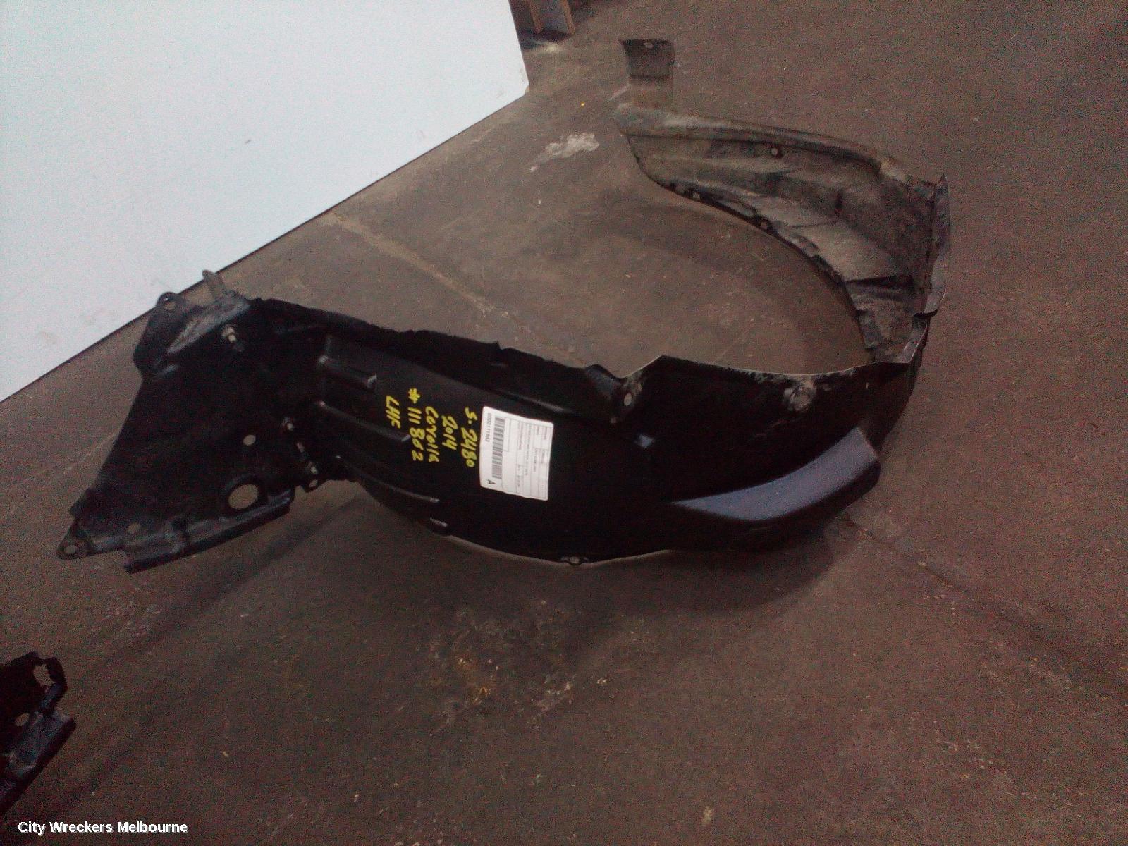 TOYOTA COROLLA LEFT GUARD LINER, ZRE182R/ZWE186R, HATCH, 10/2012 - 06/2018 - Image 2