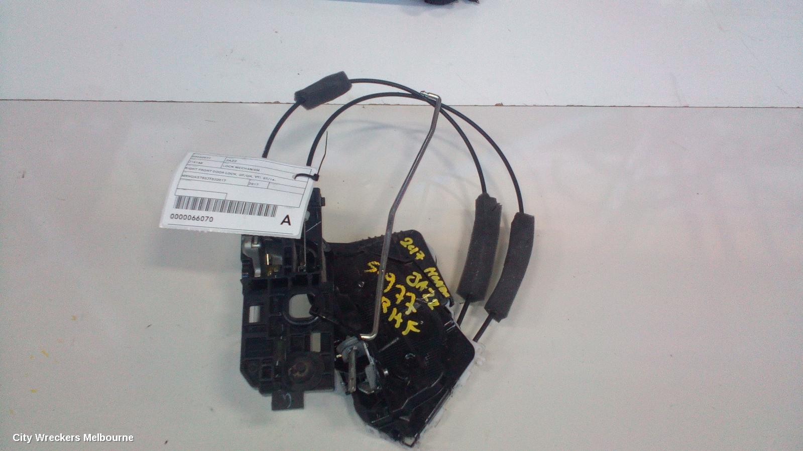 HONDA JAZZ DOOR/BOOT/GATE LOCK, RIGHT FRONT DOOR LOCK, GF/GK, VTI, 07/2014 ONWARDS - Image 2