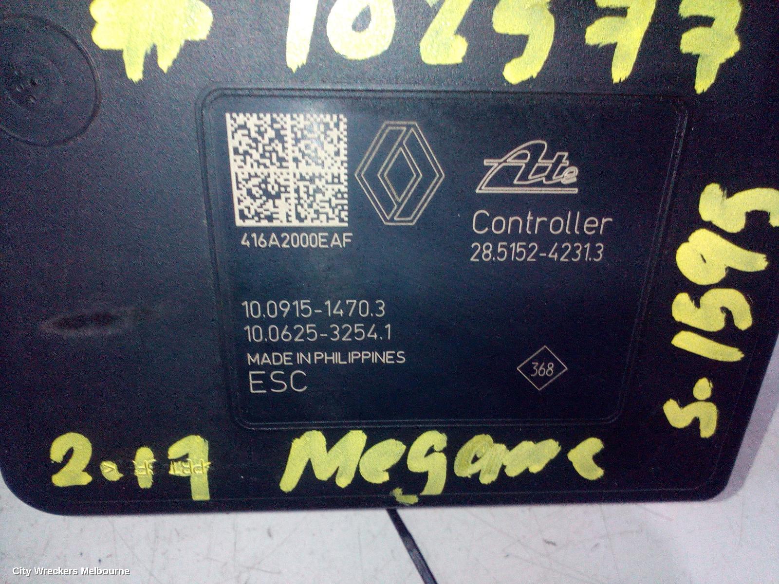 RENAULT MEGANE ABS PUMP/MODULATOR, GEN 4, 06/2016 - 02/2020 - Image 3