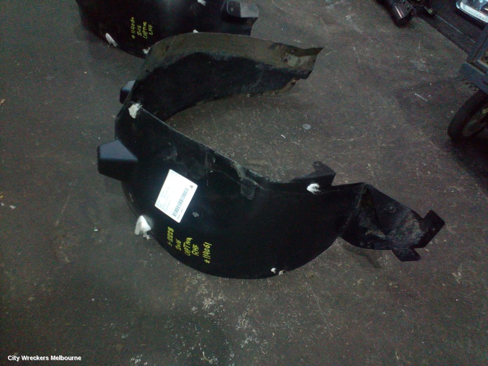 HOLDEN CAPTIVA RIGHT GUARD LINER, CG, FRONT, 10/2015 - 06/2018 - Image 2