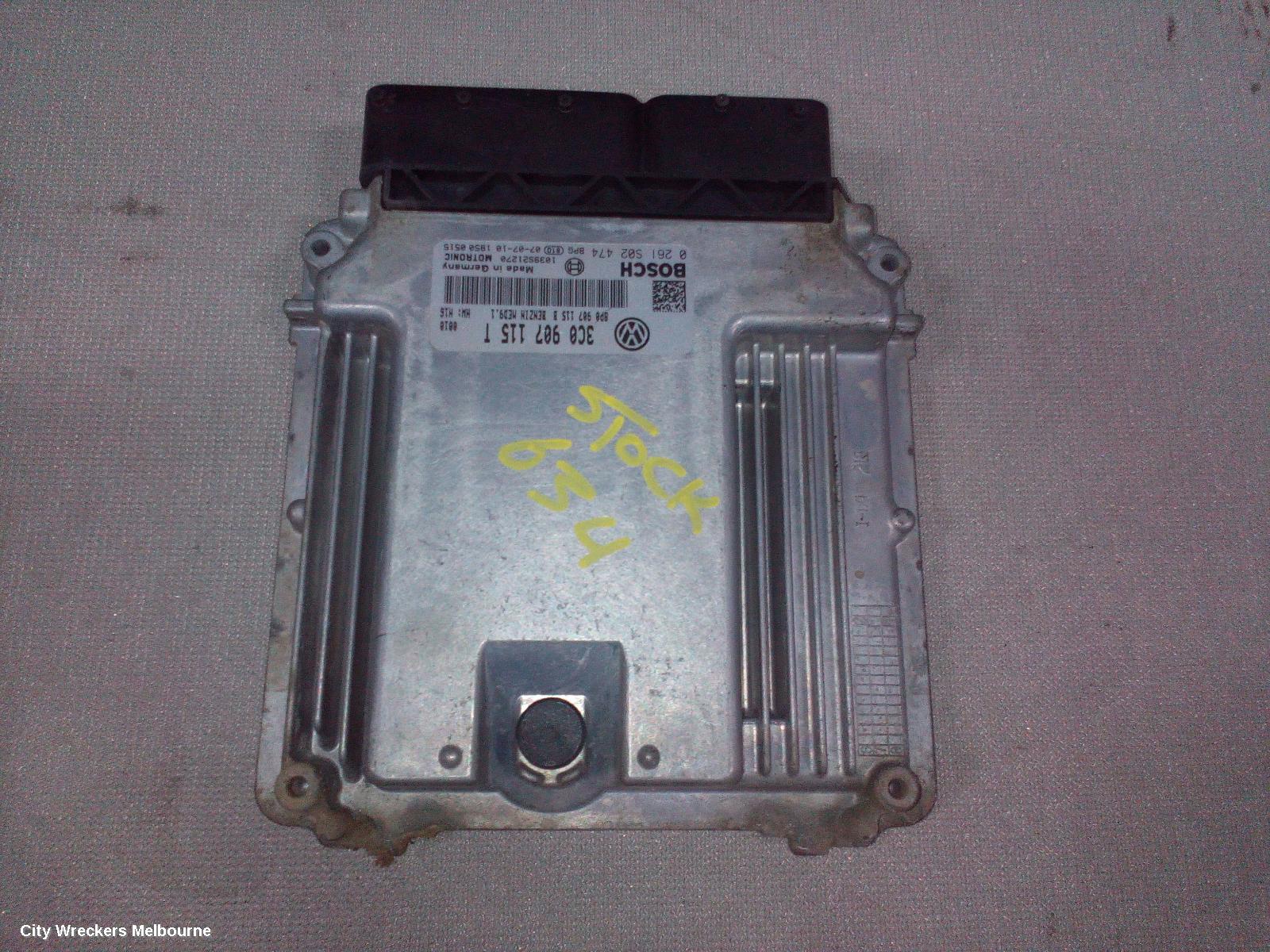 VOLKSWAGEN PASSAT ECU, ENGINE ECU, 2.0, PETROL, BWA CODE, ECU ONLY, 3C/MK6 B6, 03/2006 - 03/2011 - Image 1