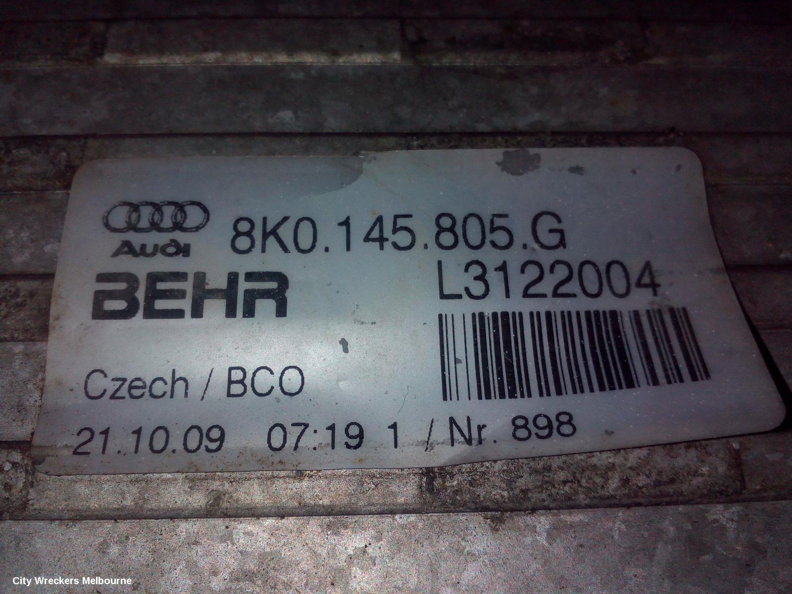 AUDI A5 INTERCOOLER, PETROL, 2.0, CDNB/CDNC CODE, 8T, 08/2009 - 08/2013 - Image 3