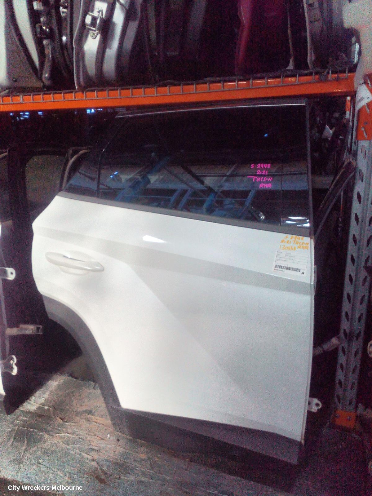HYUNDAI TUCSON RIGHT REAR DOOR, NX4, NON N LINE, 02/2021 ONWARDS (AUS ONLY) - Image 2