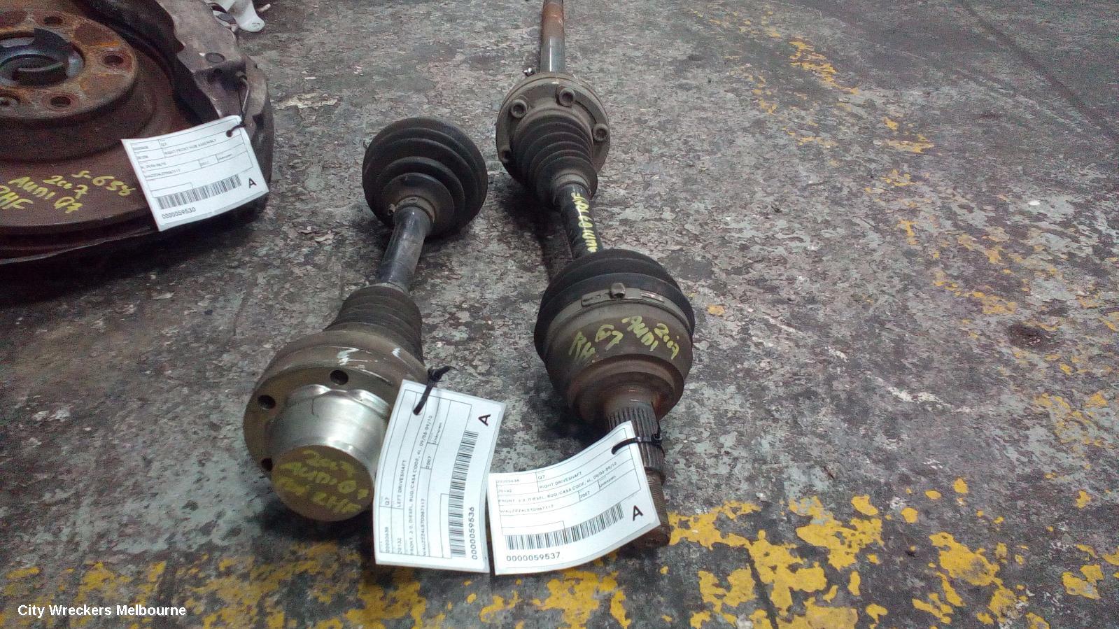 AUDI Q7 RIGHT DRIVESHAFT, FRONT, 3.0, DIESEL, BUG/CASA CODE, 4L, 09/2006 - 09/2010 - Image 2