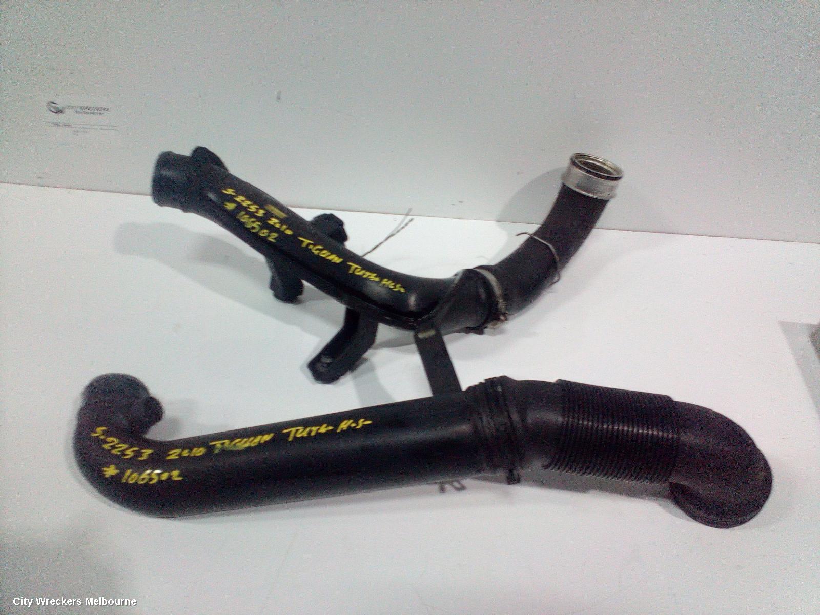 VOLKSWAGEN TIGUAN, 5N 05/2008 - 09/2011, TURBO HOSE: 106502 - Image 3