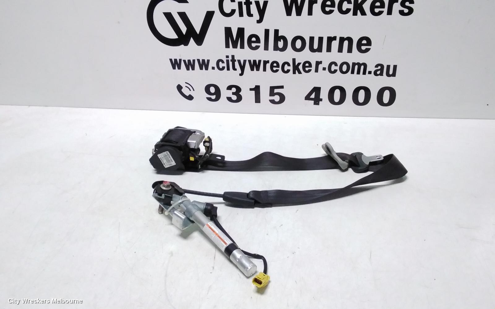 HONDA CRV SEATBELT/STALK, LH FRONT, SEAT BELT ONLY, BLACK, RE, 03/2007 - 10/2012 - Image 1