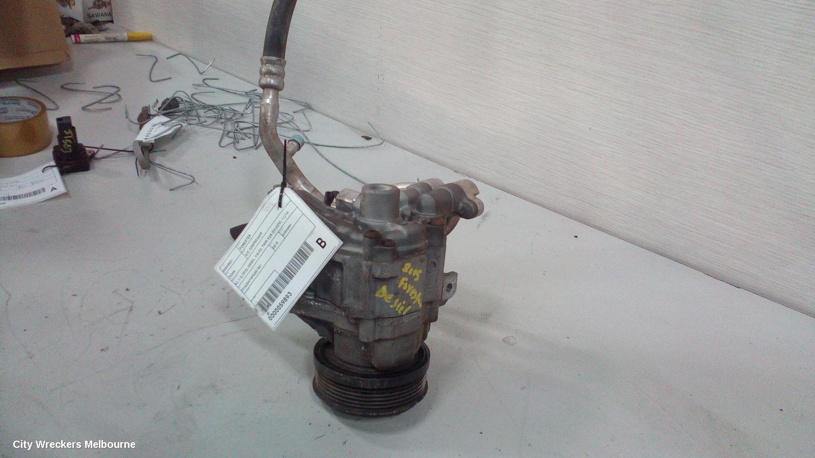 SUBARU FORESTER A/C COMPRESSOR, SJ, 2.0, EE20, DIESEL, VALEO, TWIN EGR (EE20ZV), 11/2014 - 08/2018 - Image 3