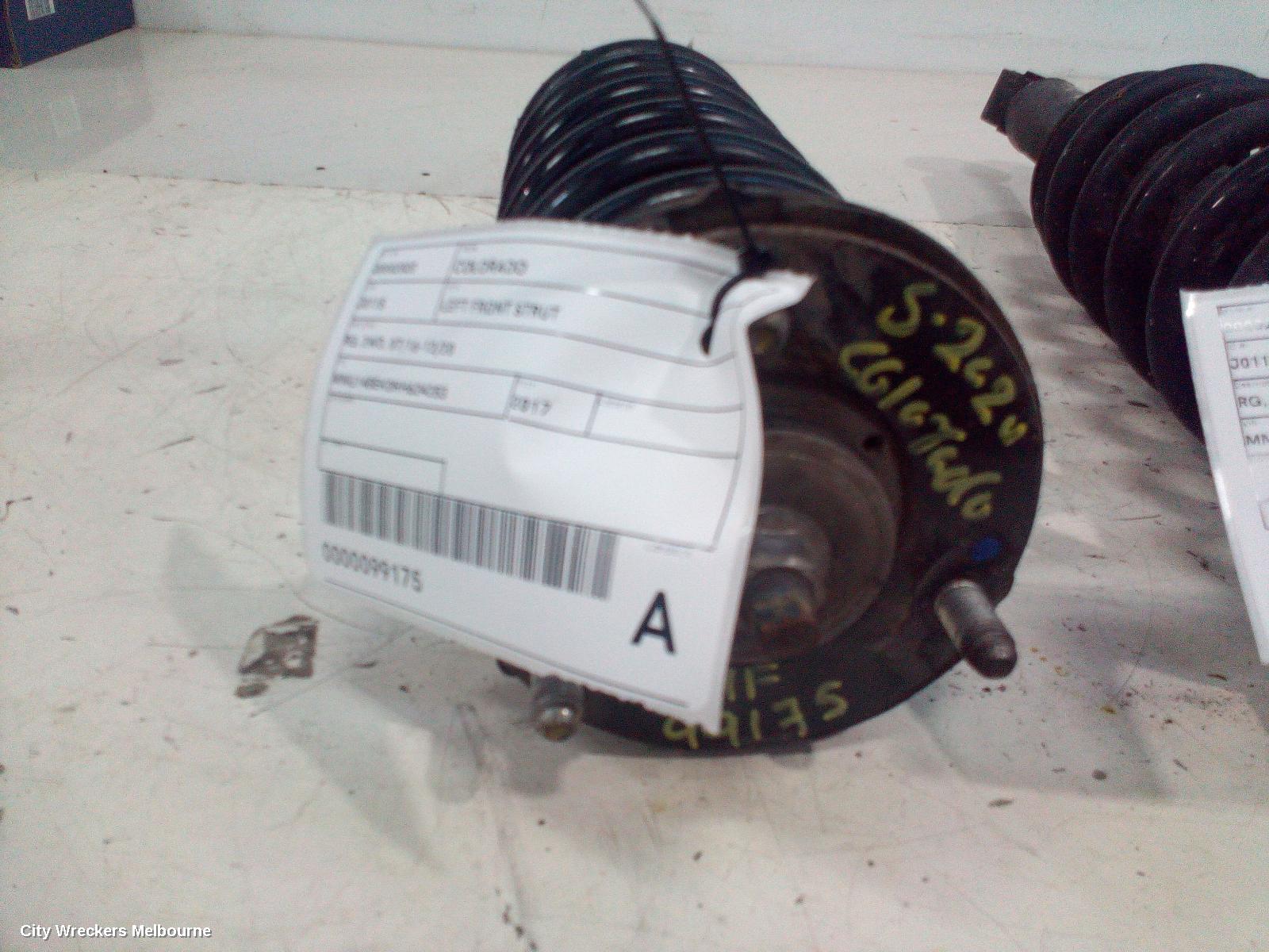 HOLDEN COLORADO LEFT FRONT STRUT, RG, 2WD, 07/2016 - 12/2020 - Image 1