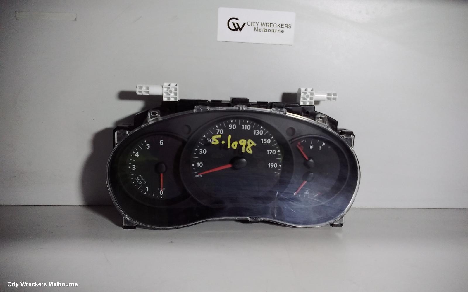 RENAULT KANGOO INSTRUMENT CLUSTER, INSTRUMENT CLUSTER, DIESEL, MANUAL T/M TYPE, X61, 09/2013 ONWARDS - Image 2