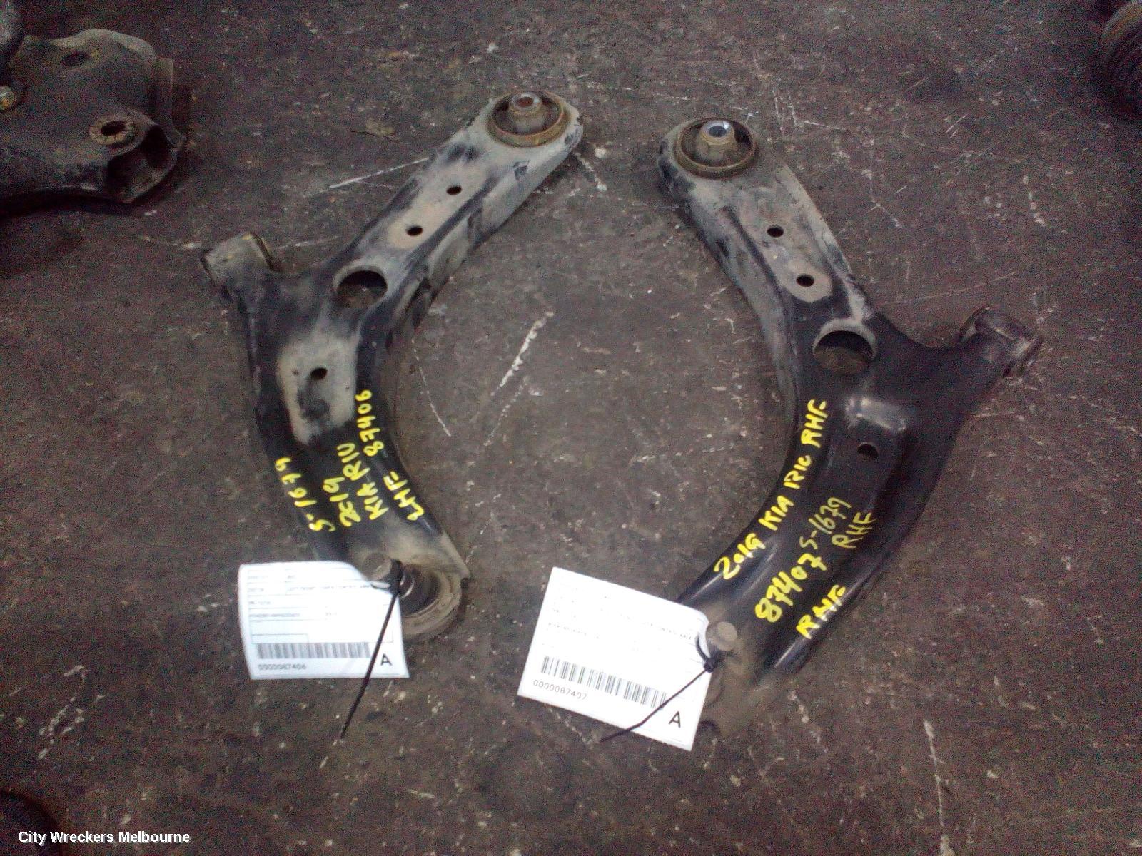 KIA RIO RIGHT FRONT LOWER CONTROL ARM, YB, 12/2016 - 06/2023 - Image 2