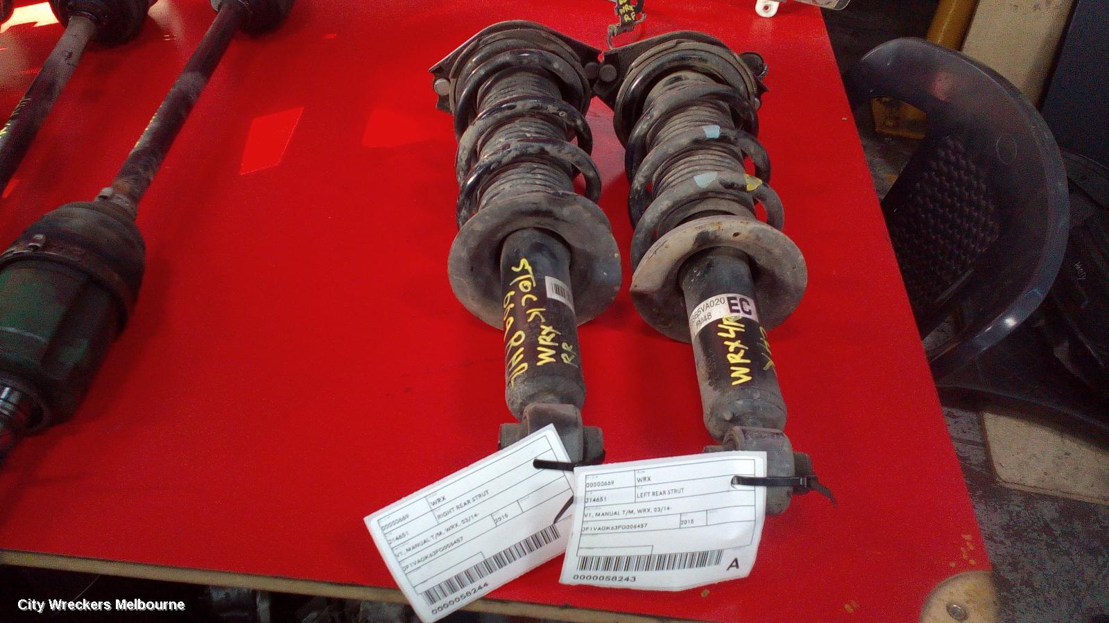 SUBARU WRX LEFT REAR STRUT, V1, MANUAL T/M, WRX, 03/2014 ONWARDS - Image 2