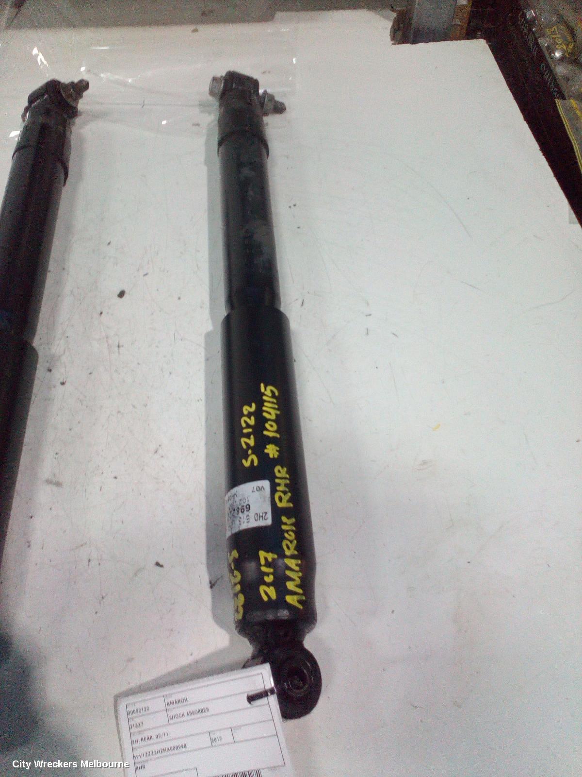 VOLKSWAGEN AMAROK SHOCK ABSORBER, 2H, REAR, 02/2011 ONWARDS - Image 3