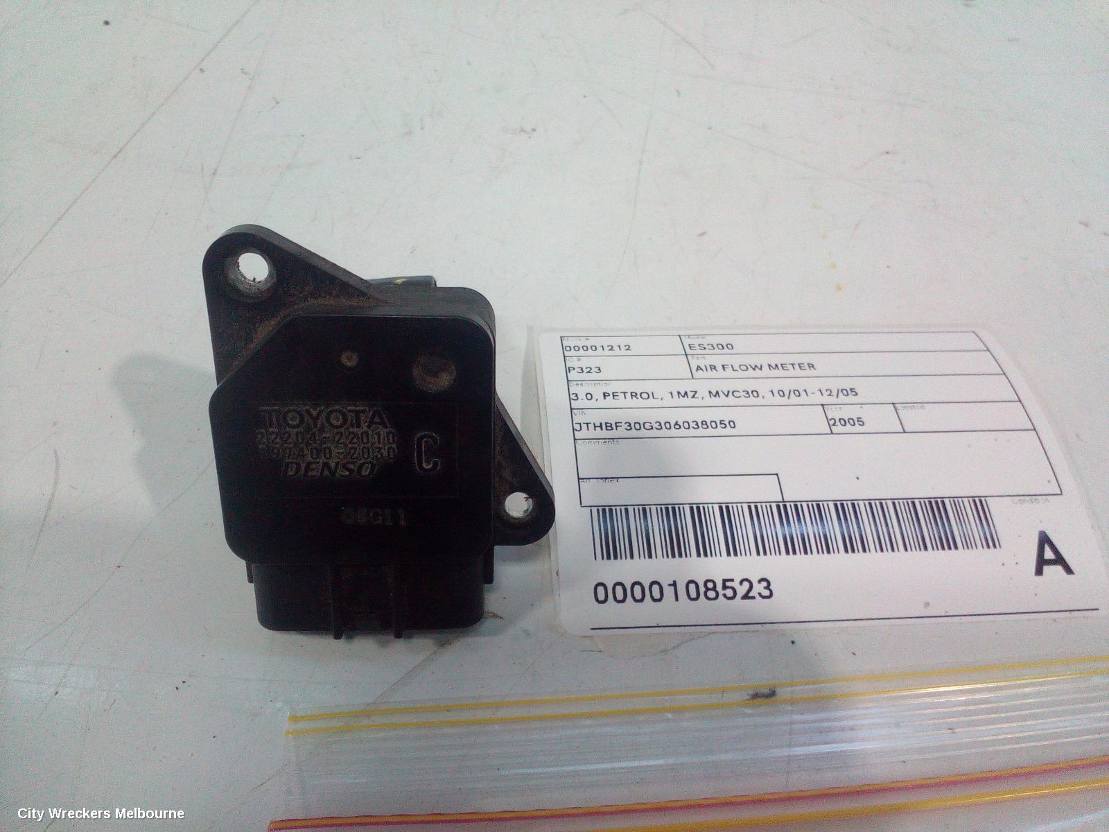 LEXUS ES300 (92-05) AIR FLOW METER, 3.0, PETROL, 1MZ, MVC30, 10/2001 - 12/2005 - Image 3