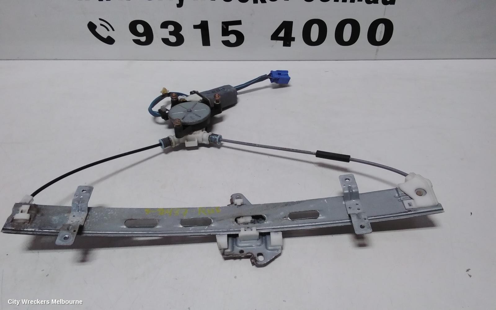 HONDA CIVIC RIGHT FRONT WINDOW REG/MOTOR, 7TH GEN, POWER, SEDAN, 11/2000 - 12/2005 - Image 2