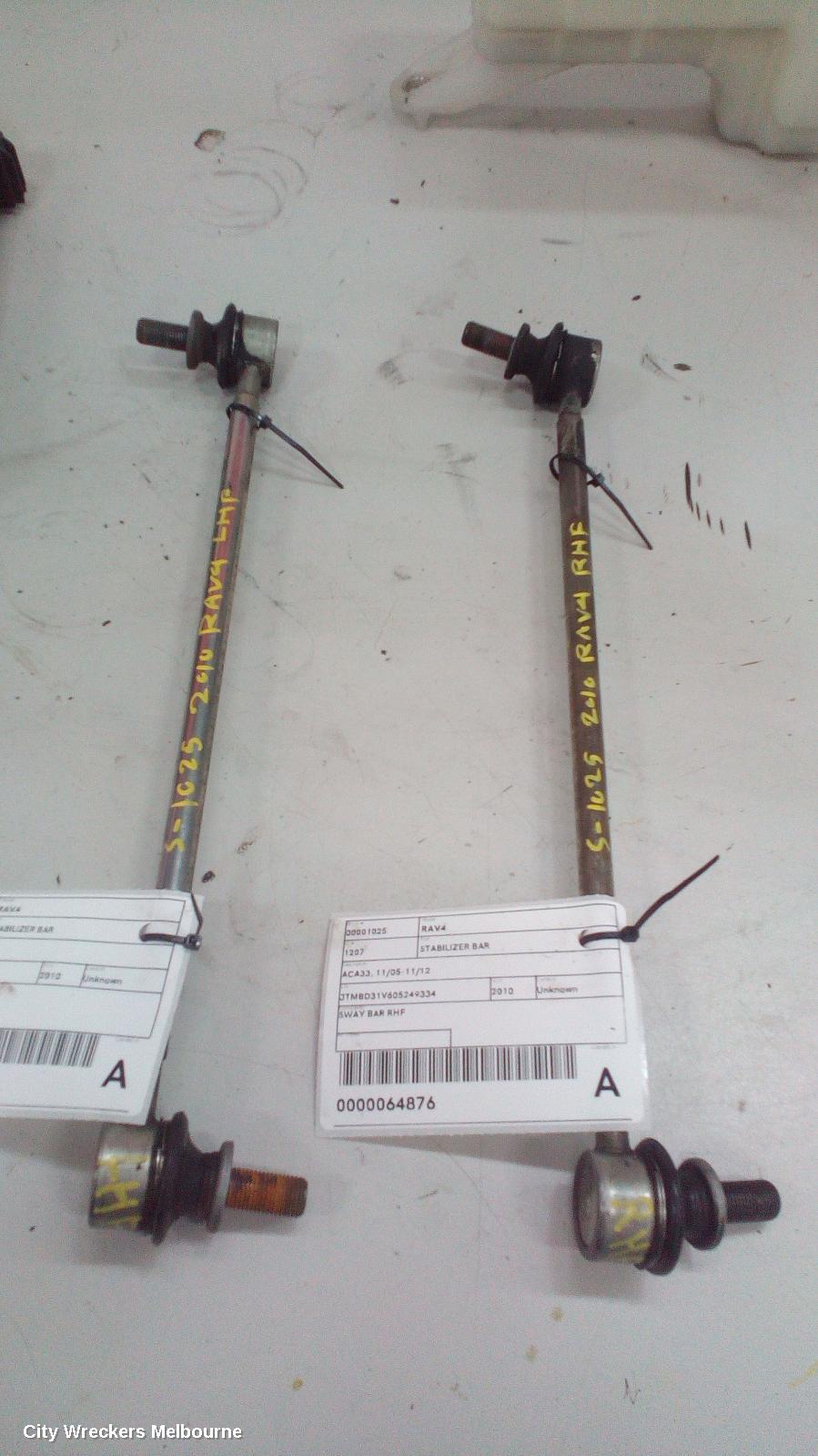 TOYOTA RAV4 STABILISER BAR, ACA33/ACA38, 11/2005 - 11/2012 - Image 2