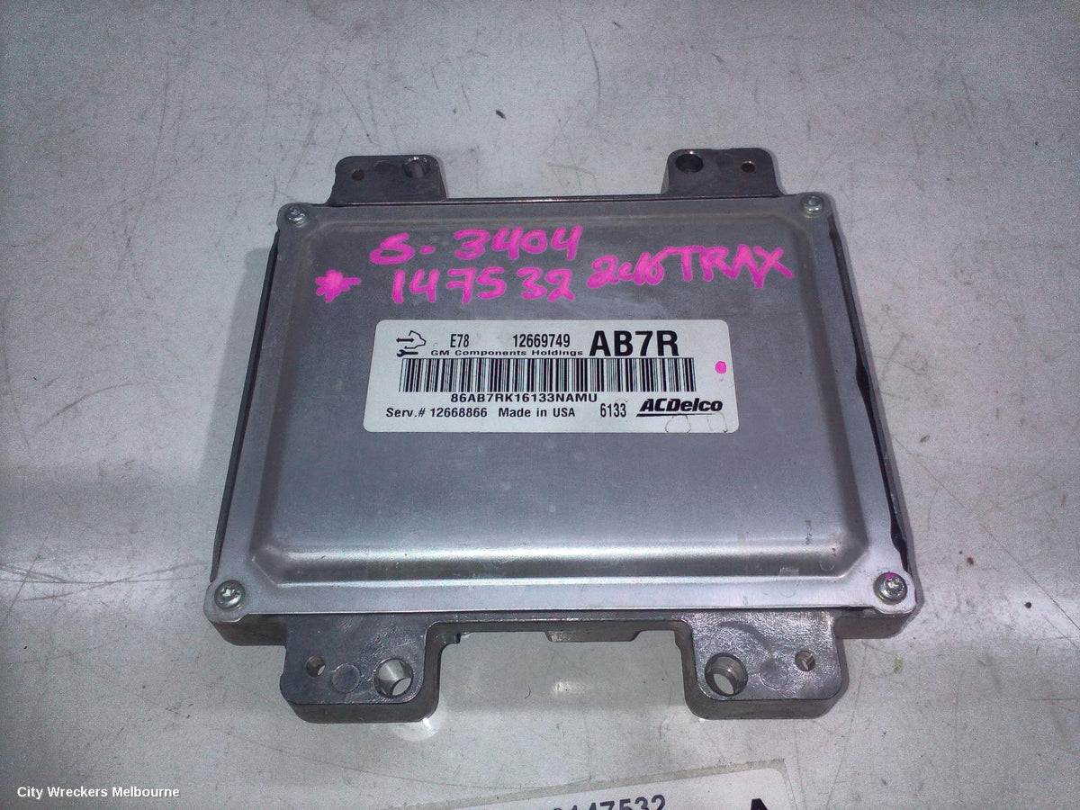 HOLDEN TRAX ECU, ENGINE ECU, 1.4, PETROL, TURBO, ECU ONLY, TJ SERIES, 08/2014 - 12/2020 - Image 1