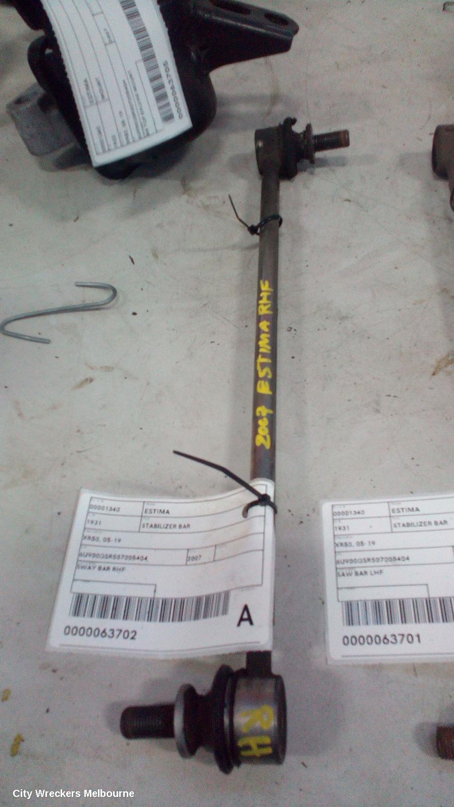 TOYOTA ESTIMA STABILISER BAR, XR50, 05-19 - Image 1
