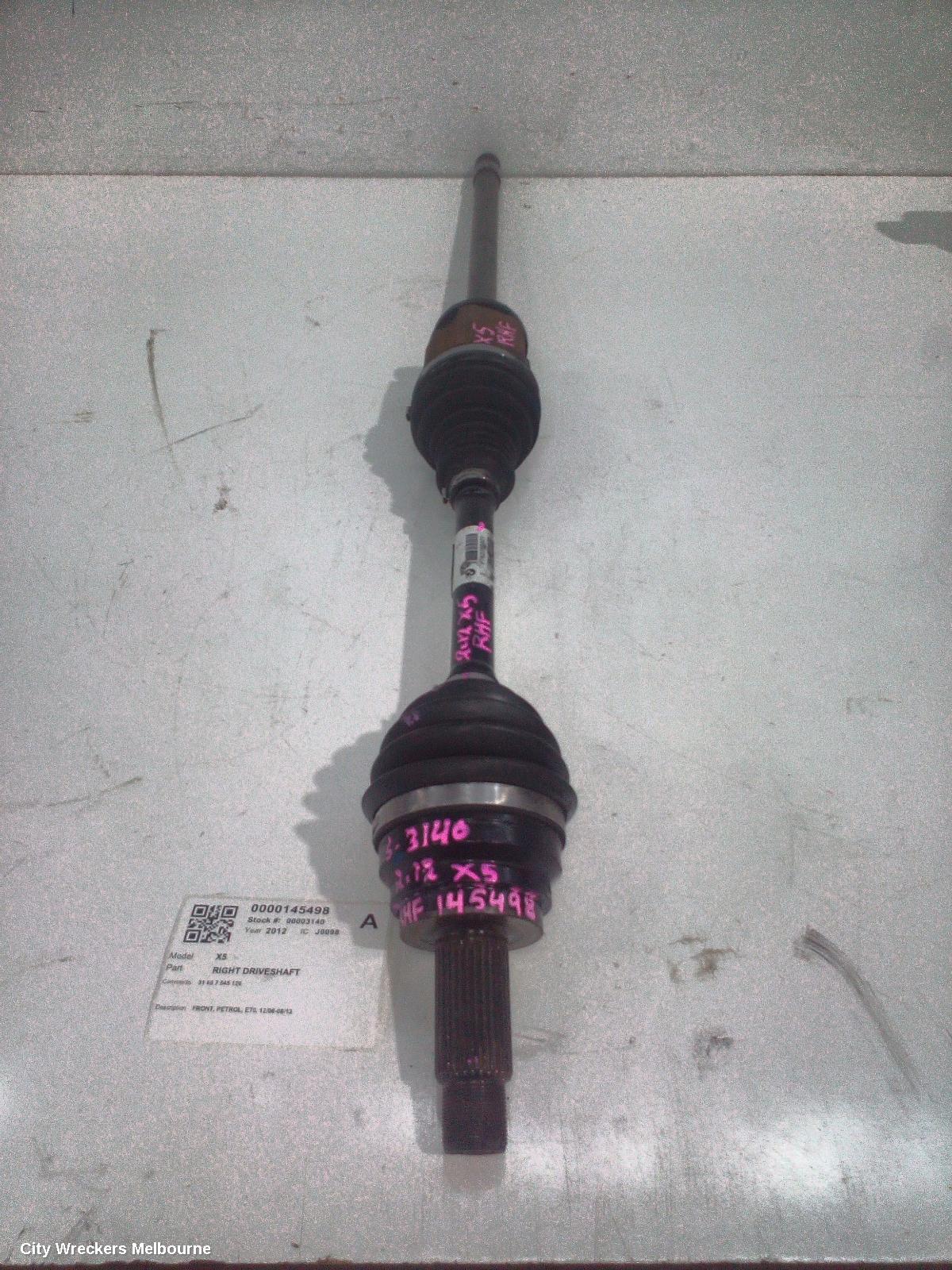 BMW X5 RIGHT DRIVESHAFT, FRONT, PETROL, E70, 12/2006 - 08/2013 - Image 2