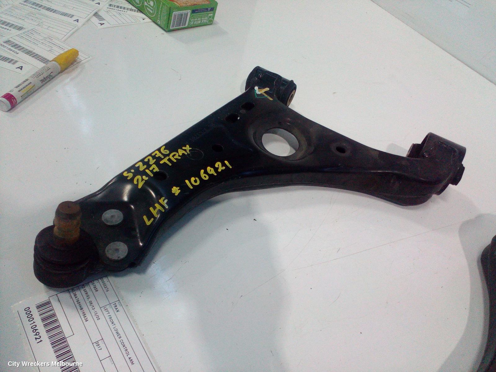 HOLDEN TRAX LEFT FRONT LOWER CONTROL ARM, TJ SERIES, 08/2013 - 12/2020 - Image 2